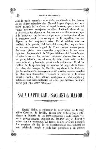 Sala Capitular.- Sacristía mayor