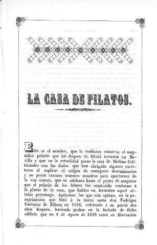 La Casa de Pilatos