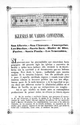 Iglesias de varios conventos