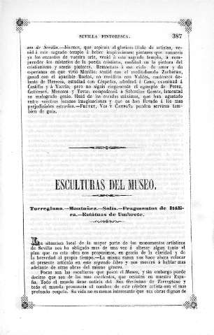 Esculturas del Museo