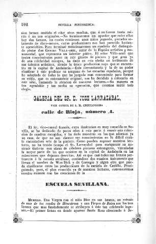Galeería de Sr. D. José Larrazabal