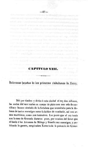 Capitulo VIII. Valerosas hazañas de los primeros ciudadanos de Xerez