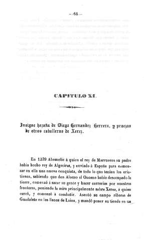 Capitulo XI. Insige azaña de Diego Fernández Herrera...