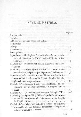 Indice de materias