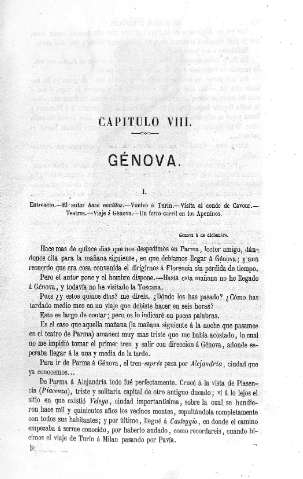 Capitulo VIII. Génova
