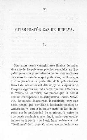 Citas históricas de Huelva