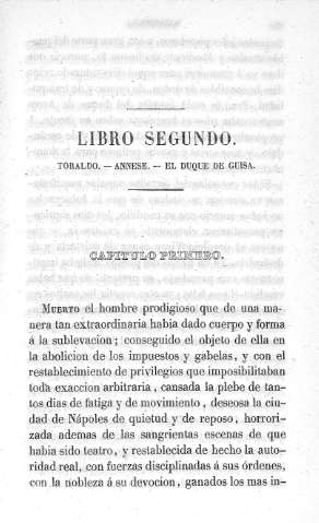 Libro Segundo. Capitulo Primero