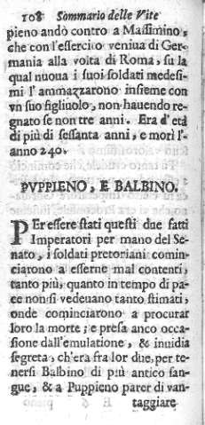 Pvppieno, e Balbino