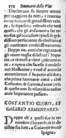 Costantio Cloro, et Galerio Armentario