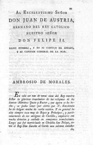 Al Excelentíssimo señor Don Juan de Austria...