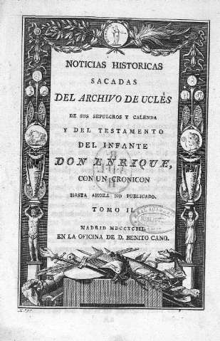 Noticias sacadas del Archivo de Uclés