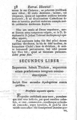 Secundus Liber