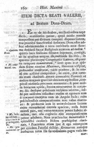 Item Dicta Beati Valerii