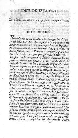 Indice de esta obra