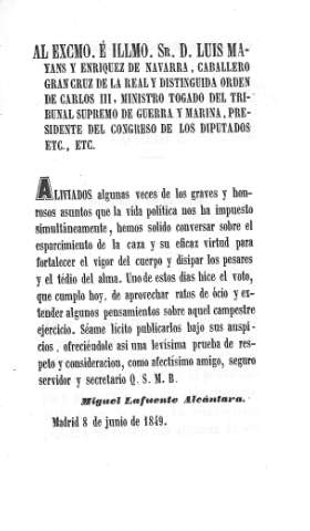 Al Excmo. é Illmo. Sr. D. Luis Mayans y Enriquez de Navarra