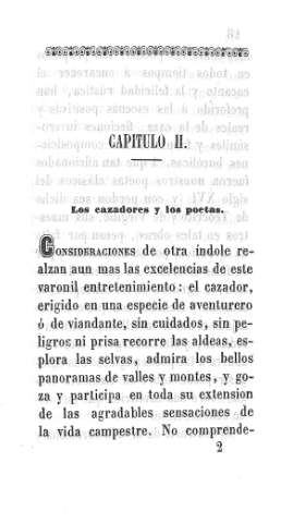 Capitulo II. Los cazadores y los poetas