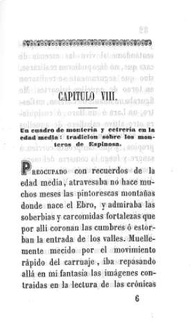 Capitulo VIII. Un cuadro de Montería y cetrería en la Edad Media.