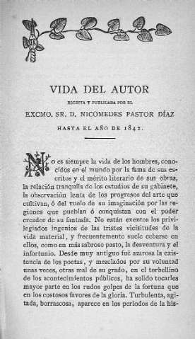 vida del autor... hasta el año de 1842