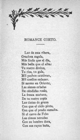Romance corto