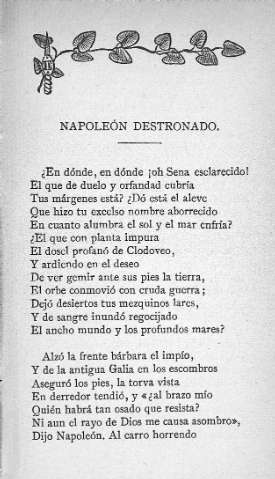 Napoleón destronado