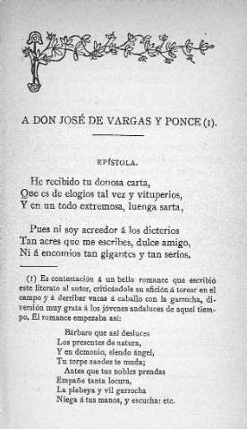 A Don José de Vargas y Ponce