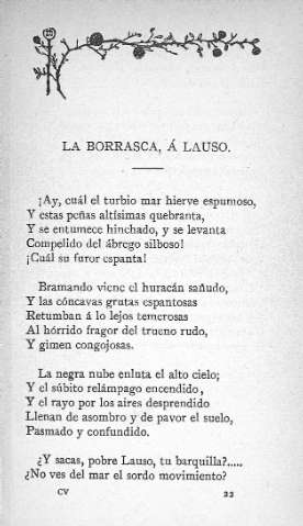 La borrasca, á Lauso