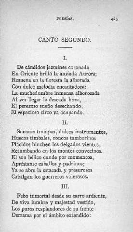Canto segundo