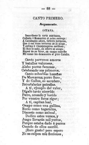 Canto primero