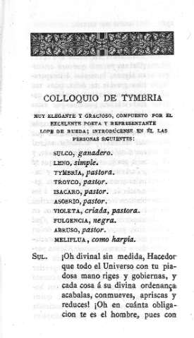 Colloquio de Tymbria