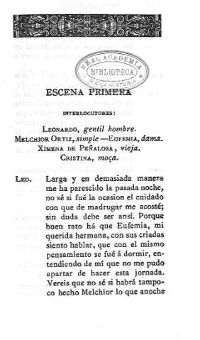 Escena primera