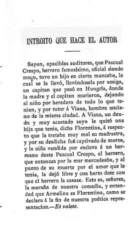 Introito que hace el autor