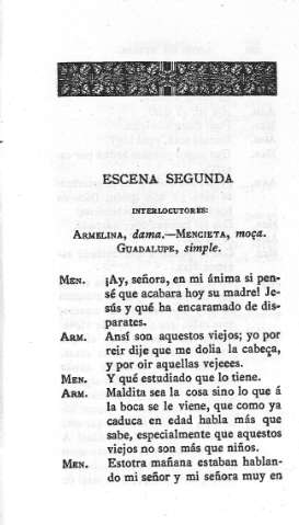 Escena segunda