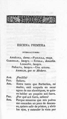 Escena primera