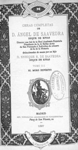 Obras completas de D. Angel de Saavedra... Tomo III.
