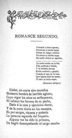 Romance segundo
