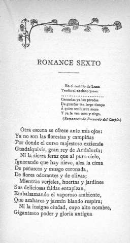 Romance sexto