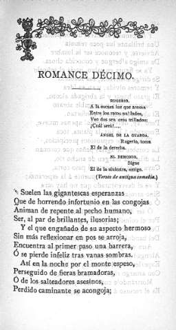 Romance décimo
