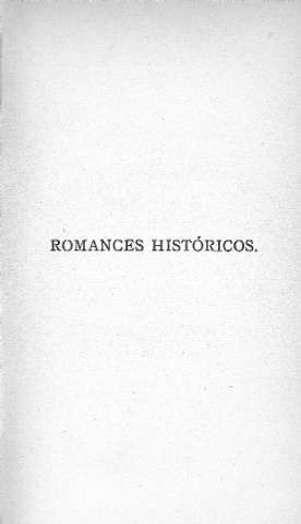 Románces históricos