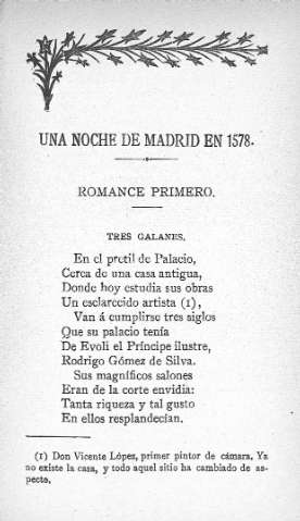 Una noche de Madrid en 1578