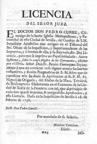 Licencia del señor juez