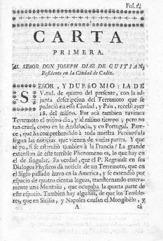 Carta primera