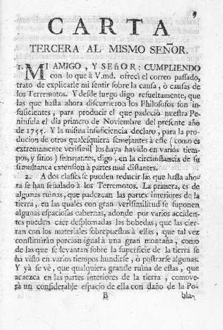 Carta tercera