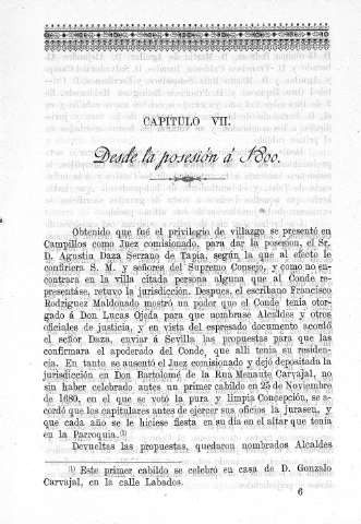 Capitulo VII. Desde la posición á 1800