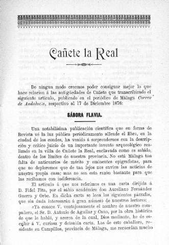 Cañete la Real