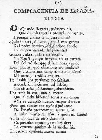 Complacencia de España
