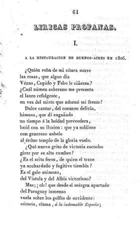 Líricas Profanas