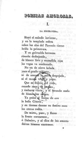 Poesías Amorosas