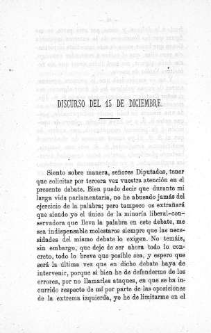 Discurso del 15 de diciembre