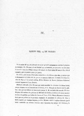 IV. Sesión del 14 de Marzo