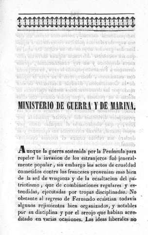 Ministerio de Guerra y de Marina